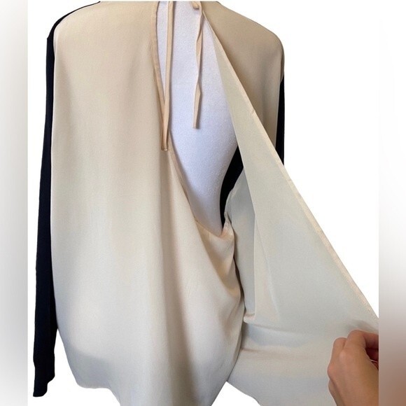 Sandro Paris | Ipolit Silk back sweater - Picture 6 of 10